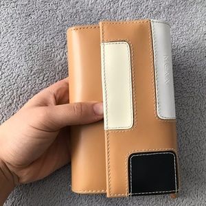 MEXX 70s Color Block Leather Wallet